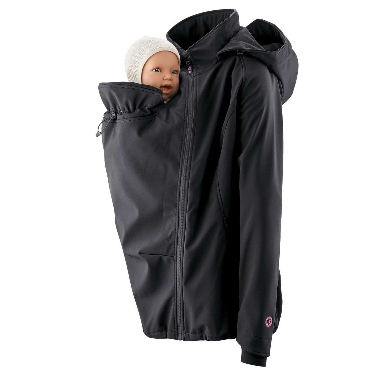 Mamalila Softshell Babywearing Jacket - Black