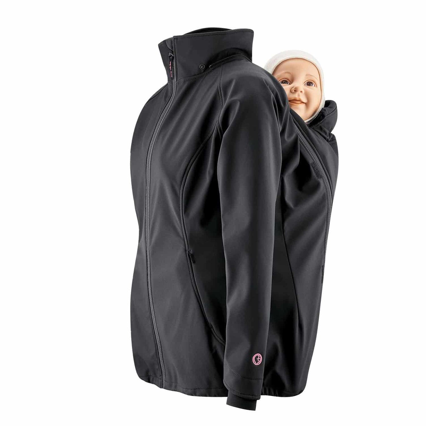 Mamalila Softshell Babywearing Jacket - Black